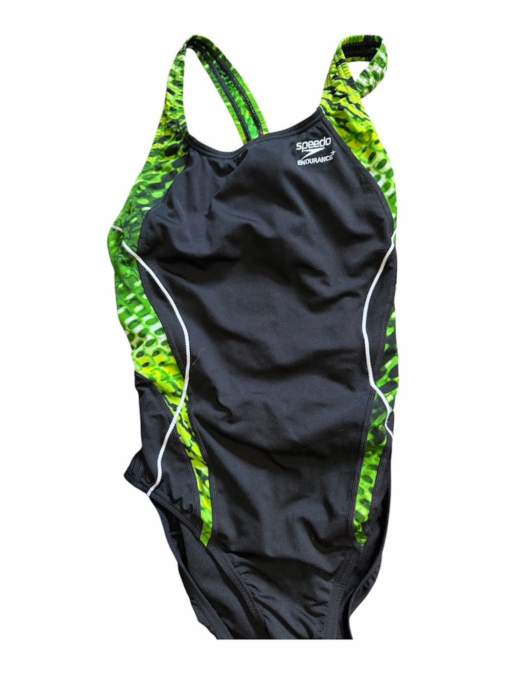 Speedo Women's Black & Green Endurance+ size 36 NWT